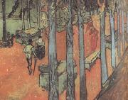 Vincent Van Gogh Les Alyscamps,Falling Autumn Leaves (nn04) painting